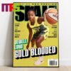 Caitlyn Clark Indiana Fever On Slam 252 Issue Cover Undeniable 2024 Home Decor Poster Canvas