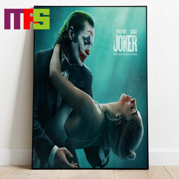 Joker Folie A Deux Lady Gaga And Joaquin Phoenix In Theaters On October 4th 2024 Home Decor Poster Canvas