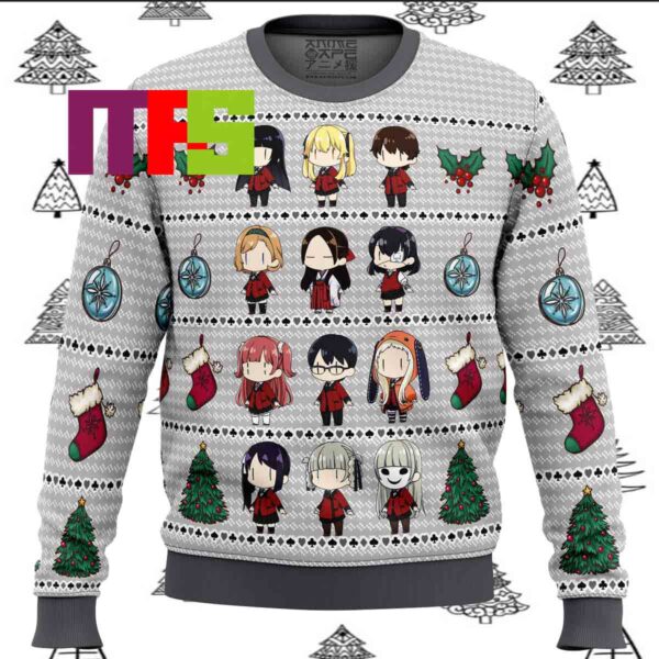 Kakegurui Chibi Gamblers Ugly Christmas Sweater