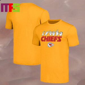 Kansas City Chiefs The NFL ASL Collection Love Sign American Sign Language Unsiex T-Shirt