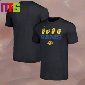 Los Angeles Rams Love Sign American Sign Language The NFL ASL Collection Unsiex T-Shirt