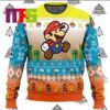 Mario Bros Bowser’s Castle Ugly Christmas Sweater