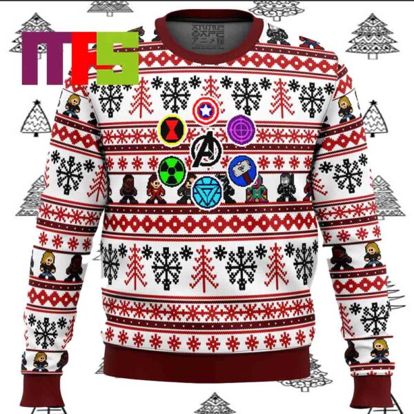 Marvel Avengers Retro Ugly Christmas Sweater