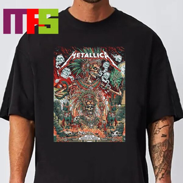 Metallica Estadio GNP Seguros M72 World Tour Mexico City 2024 On September 27th Essential T-Shirt