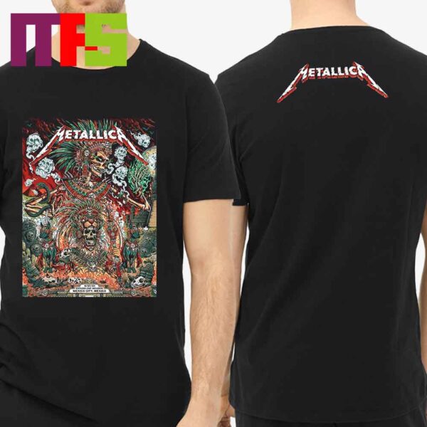 Metallica Estadio GNP Seguros M72 World Tour Mexico City 2024 On September 27th Two Sided Essential T-Shirt