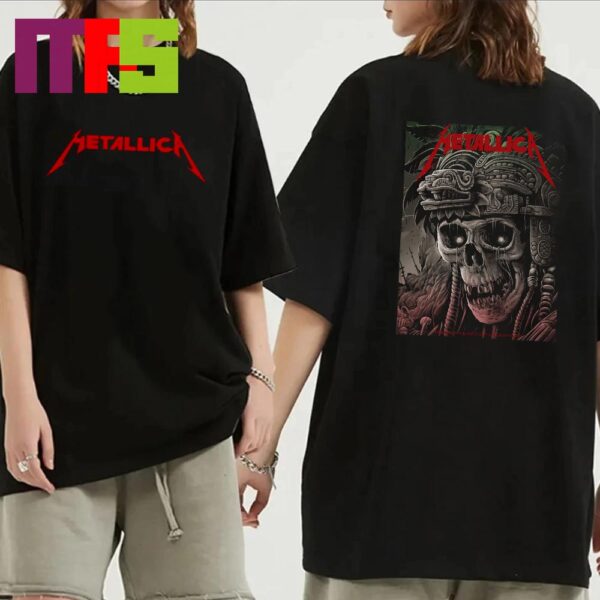 Metallica Estadio GNP Seguros Mexico 2024 September 22 M72 World Tour Two Sided Essential T-Shirt