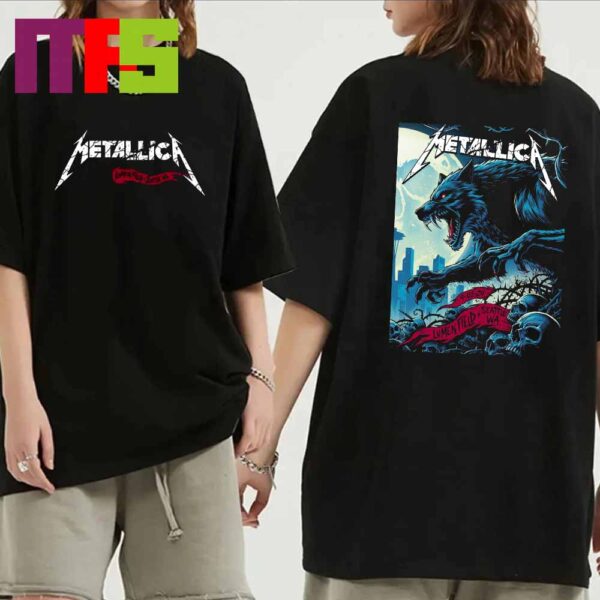 Metallica M72 World Tour North America Lumen Field Seattle Washington 2024 On September 1 Pop Up Two Sided Classic T Shirt