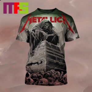 Metallica Mexico 2024 Estadio GNP Seguros On September 20 24 M72 World Tour M72 Mexico All Over Print T-Shirt
