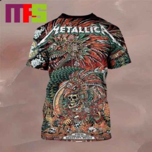 Metallica Mexico City 2024 Estadio GNP Seguros On September 29th M72 World Tour All Over Print T-Shirt