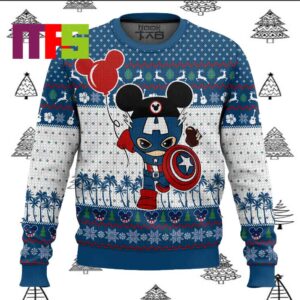 Mickey Mouse x Captain America Ugly Sweater