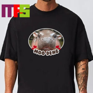 Moo Deng Bouncy Pig Thailand Cute Baby Hippo Unisex T-Shirt