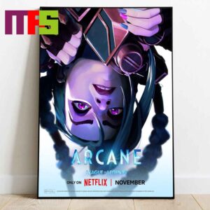 New Poster Arcane League Of Legend Movie 2024 Only On Netflix November Home Decor Poster Canvas