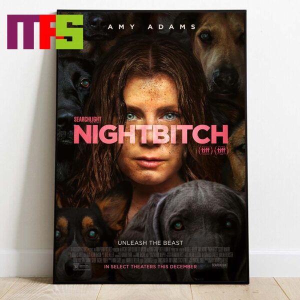 New Poster Nightbitch Starring Amy Adams In Theaters December 2024 Unleash The Beast Home Decor Poster Cavas