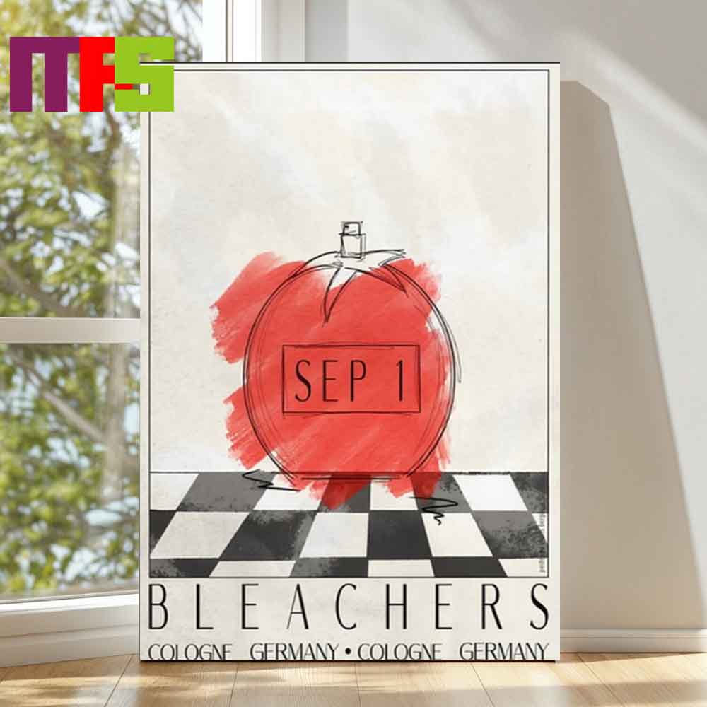 Official Bleachers From Studio To The Stage Tour Cologe Germany 2024 On September 1 Decor Poster