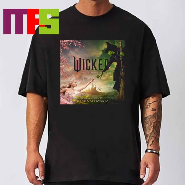 Official Cover Art For Wicked The Soundtrack Music And Lyrics By Stephen Schwartz Cover Classic T-Shirt