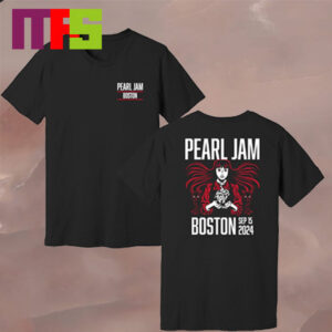 Official Pearl Jam Fenway Park Boston MA September 15th 17th 2024 Event Two Sided T-Shirt