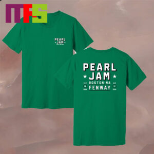 Official Pearl Jam Fenway Park Boston MA September 15th 17th 2024 Lansdowne Two Sided T-Shirt