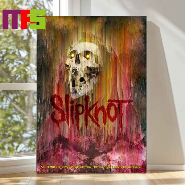 Official Slipknot Washington 2024 Ridgefield On September 8th Poster Decor