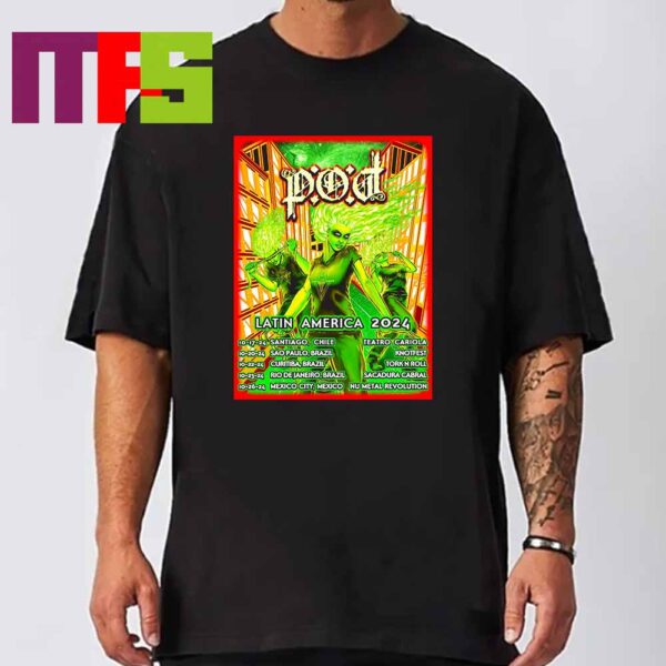 P.O.D. Latin America Tour 2024 Dates Schedule Calendar Classic T-Shirt