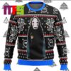 Studio Ghibli No Face Spirited Away Ugly Christmas Sweater