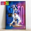 Shohei Ohtani Los Angeles Dodgers MLB 2024 The Founder Of The 50 Club Of Home Runs And Steals Poster Canvas