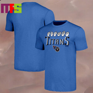 Tennessee Titans Love Sign American Sign Language The NFL ASL Collection Unisex T-Shirt