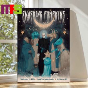 The Smashing Pumpkins BankPlus Amphtheater Southaven MS 2024 On September 10th Poster Decor The Smashing Pumpkins BankPlus Amphtheater Southaven MS 2024 On September 10th Poster Decor