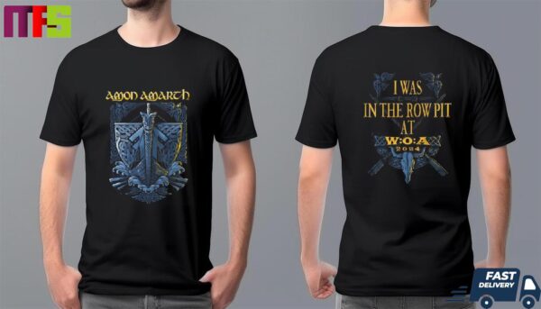 Amon Amarth Row Pit WOA 2024 Two Sides Unisex T Shirt