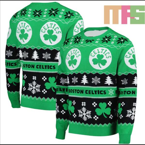 Boston Celtics NBA 2024 Sweater Ugly Christmas