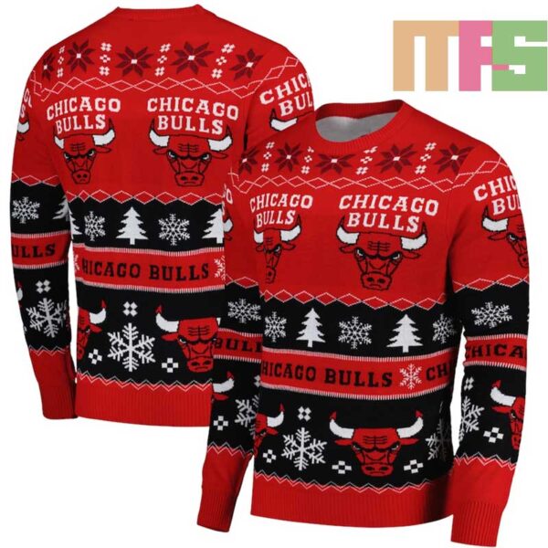 Chicago Bulls NBA 2024 Sweater Ugly Christmas