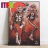 Dallas Cowboys Dak Prescott And CeeDee Lamb NFL Graffiti Home Decor Poster Canvas