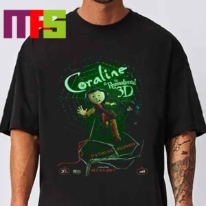 Coraline Back In Theaters On October 31 And November 1 Halloween 2024 Classic T-Shirt