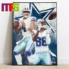 Dallas Cowboys Micah Parsons NFL Winning Words Americas Team How Bout Them Cowboys Home Decor Poster Canvas