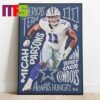 Dallas Cowboys Dak Prescott And CeeDee Lamb NFL Graffiti Home Decor Poster Canvas