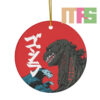 Godzilla Christmas Holiday Ornament Tree Xmas Decor Gift