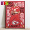 Kansas City Chiefs Patrick Mahomes And Travis Kelce NFL Graffiti Home Decor Poster Canvas