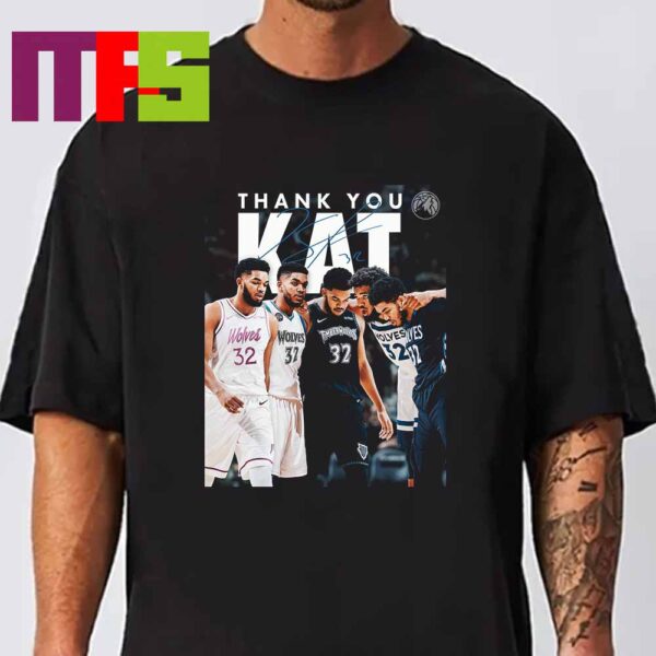 Minnesota Timberwolves Thanks For Karl Anthony Towns NBA 2024 Signature Classic T Shirt