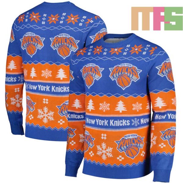 New York Knicks NBA 2024 Sweater Ugly Christmas