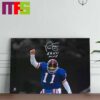 Phil Simms New York Football Giants NFL SB XXI MVP Signature 100th Season Collection Home Decor Poster Canvas