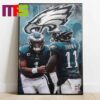 Philadelphia Eagles Jalen Hurts Winning Words Hurts So Good Fly Jalan Fly Home Decor Poster Canvas