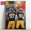 Pittsburgh Steelers NFL City Skyline Logo Home Decor Poster Canvas