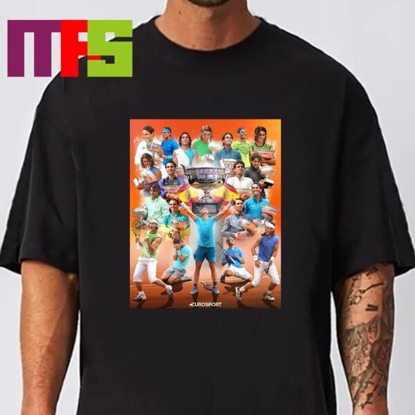 Rafa Nadal Retirement At Roland Garros Record 112 Wins And 14 Titles Classic T-Shirt