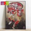 Seattle Seahawks DK Metcalf And Kenneth Walker III NFL Graffiti Home Decor Poster Canvas