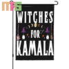 Witches For Kamala Harris Childless Cats Ladies 2024 Election Halloween House Garden Flag