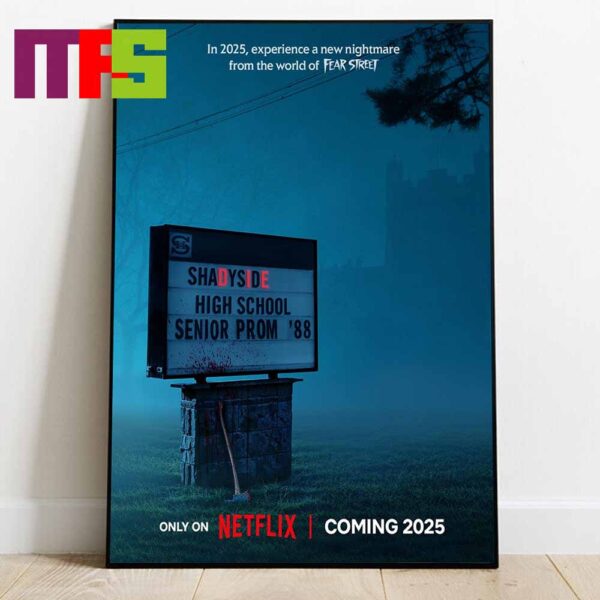 Fear Street Prom Queen Movie 2025 Only On Netflix Home Decor Poster Canvas