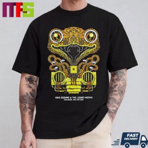 King Gizzard And The Lizard Wizard Event Poster The Snake Gold At San Diego On November 2nd 2024 Unisex T Shirt King Gizzard And The Lizard Wizard Event Poster The Snake Gold At San Diego On November 2nd 2024 Unisex T Shirt