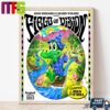 King Gizzard And The Lizard Wizard Event Poster The Snake Gold At San Diego On November 2nd 2024 Wall Decor Canvas Poster