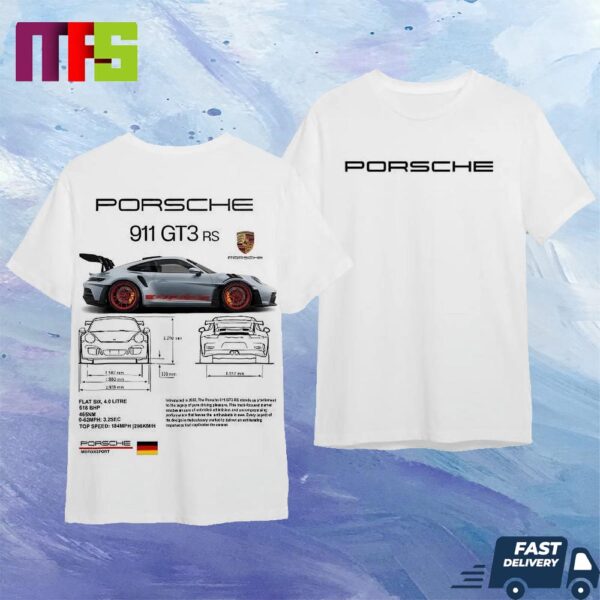 Porsche 911 GTS Luxury Car Collection Unisex T-Shirt For Men And Women