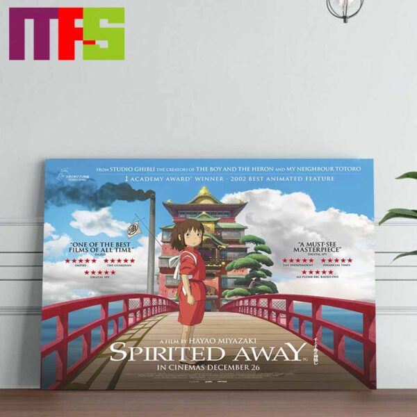 Poster Re Release Spirited Away Movie Coming Back On December 26th Home Decor Poster Canvas