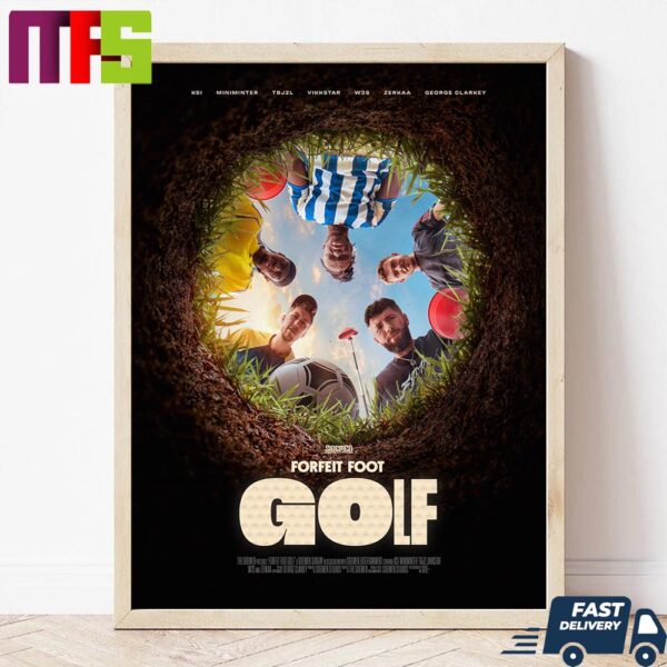 Striking Poster Of Sidemen’s Forfeit Foot Golf A Unique Blend Of Football And Golf Wall Decor Canvas Poster